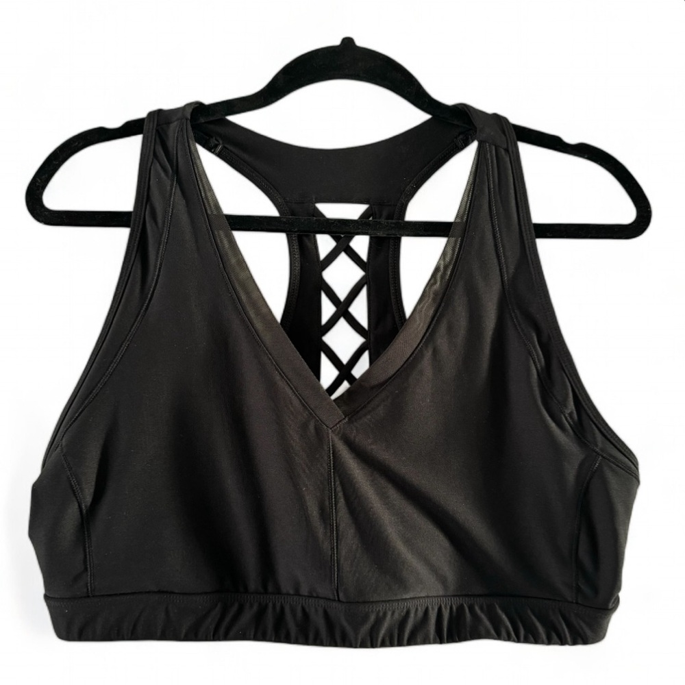 Avía Black Sports Bra Women’s Size XXL - Picture 1 of 3